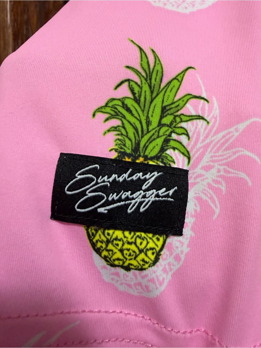 Sunday Swagger Pineapple Golf Polo XL - Picture 2 of 5